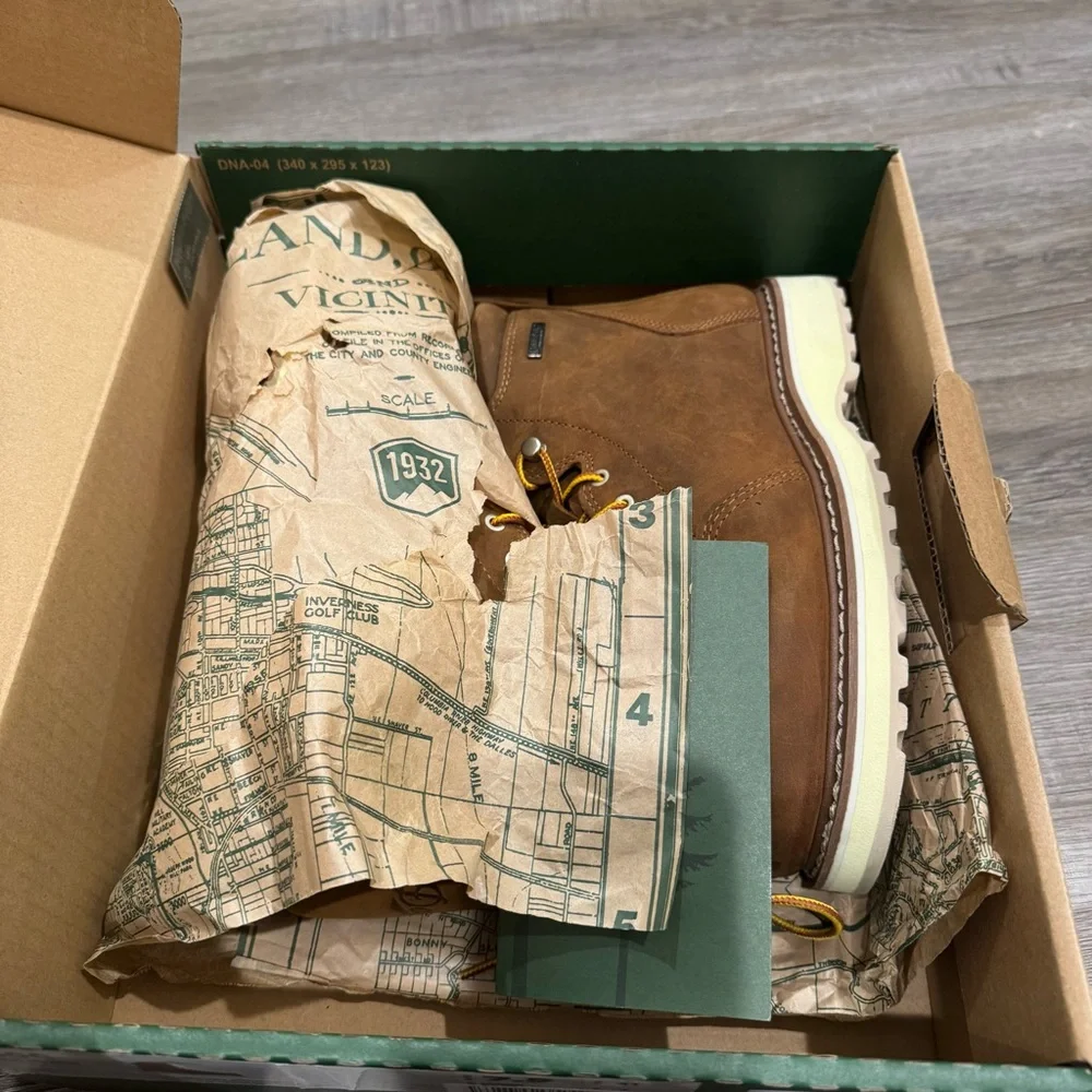 Danner Cedar River 6” Brown Suede Leather Lace Up Boots 14300
